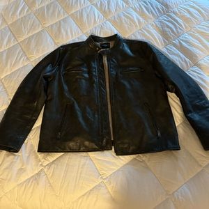 Lucky Brand XXL brown moto jacket